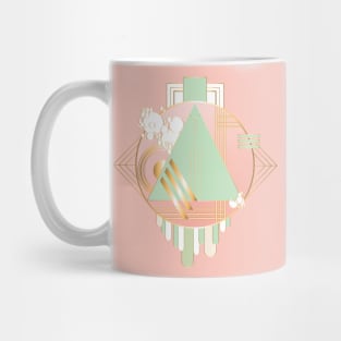 Art deco circle Mug